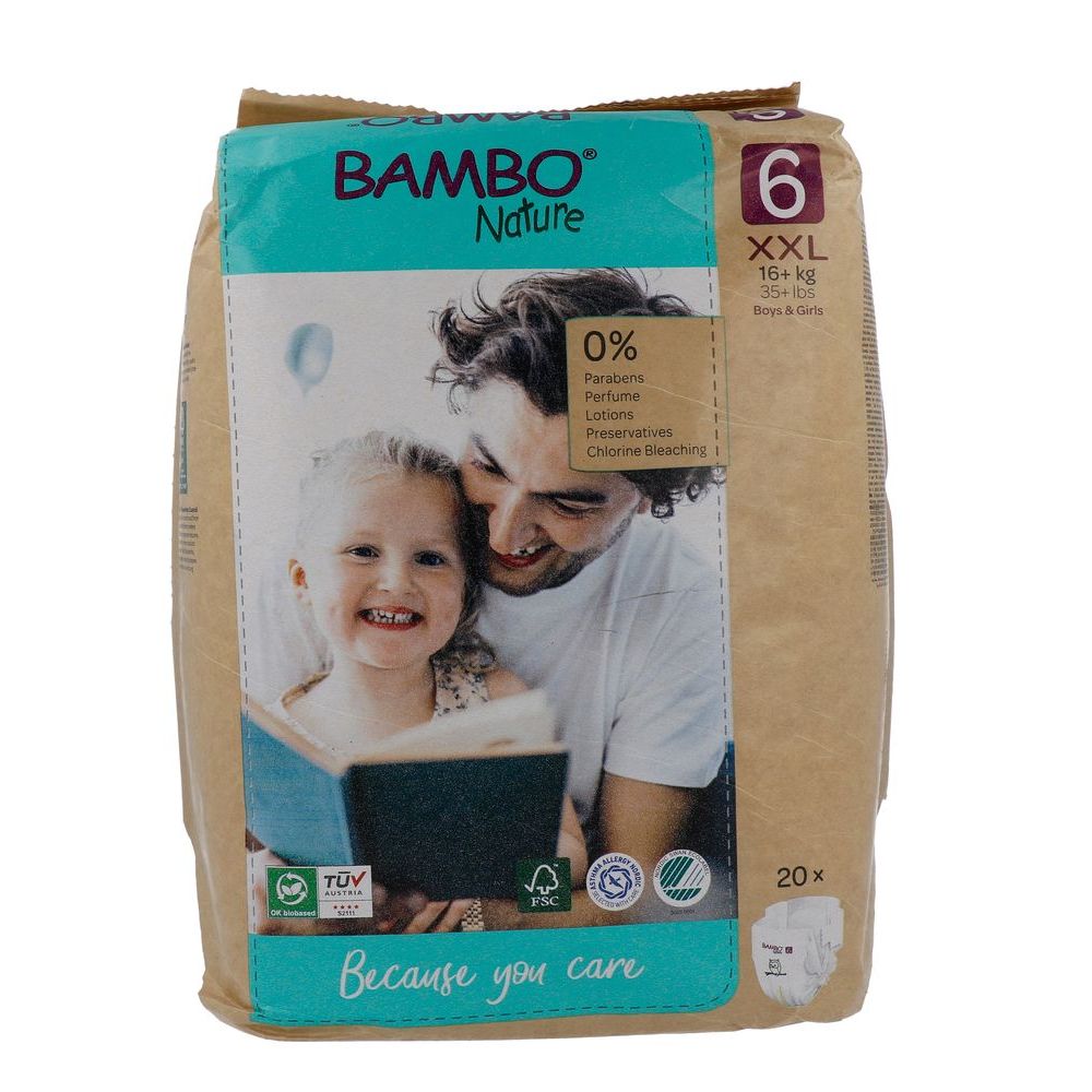 Bambo Nature Luier 6 XXL 16-30 KG 20 st