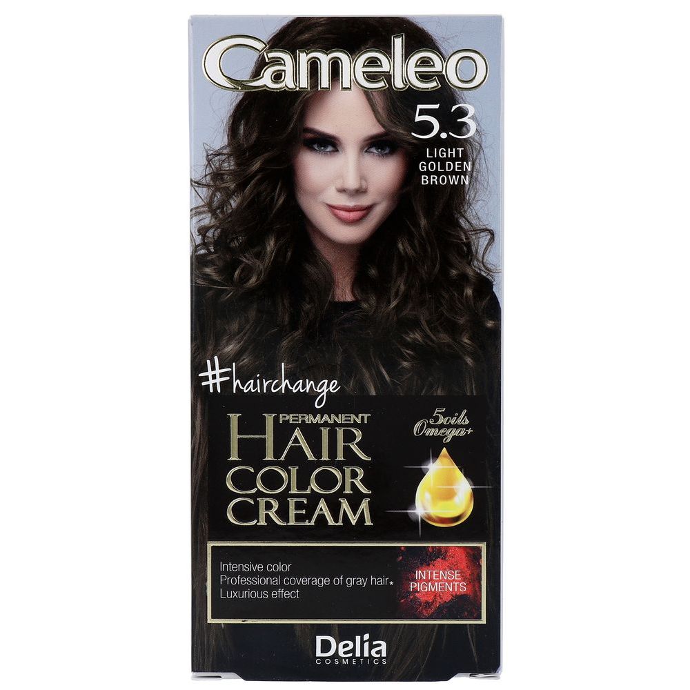 Cameleo crème Permanente Kleuring 5.3 Licht Goud Bruin 1 st