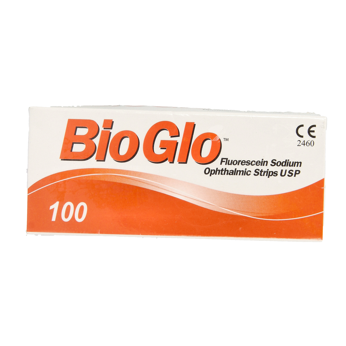 Bausch & Lomb glo fluorescine strips biologisch 100 stuks