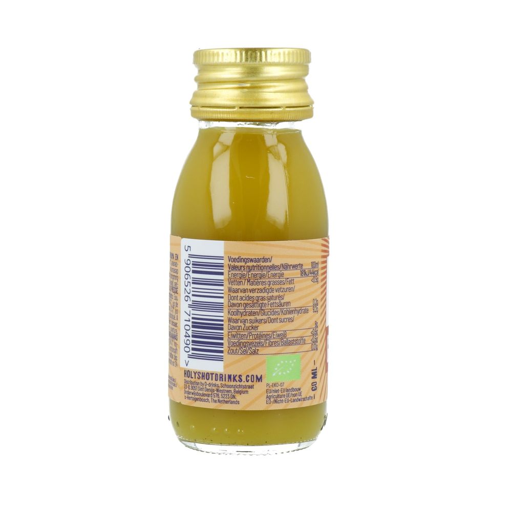 Holyshot Detox Ginger Turmeric Juice Shot biologisch 60 ml