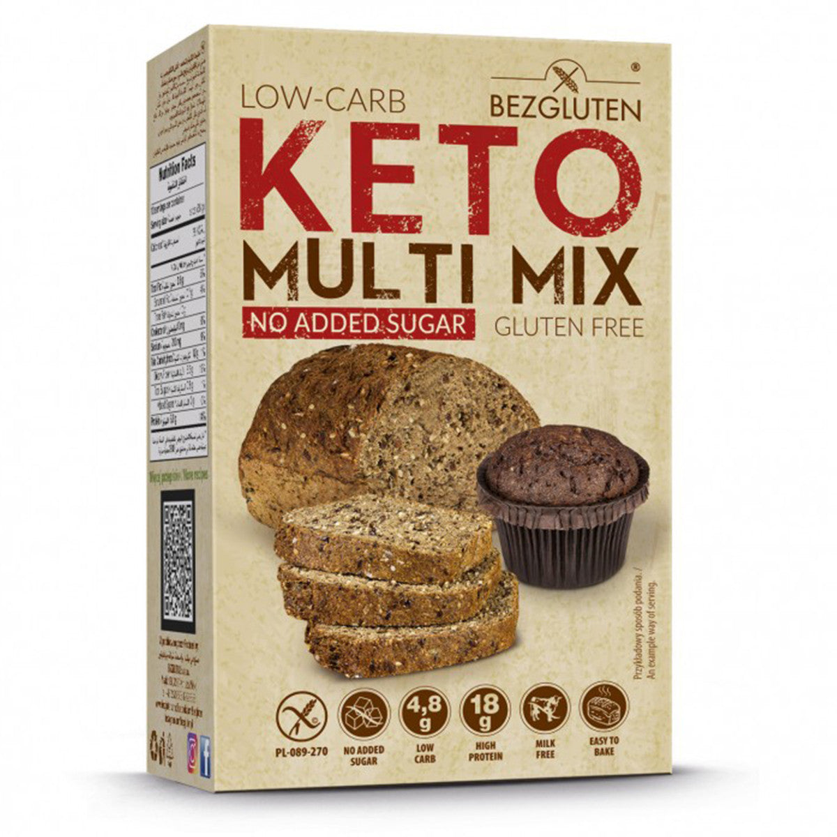 Bezgluten keto multi mix 250 gram