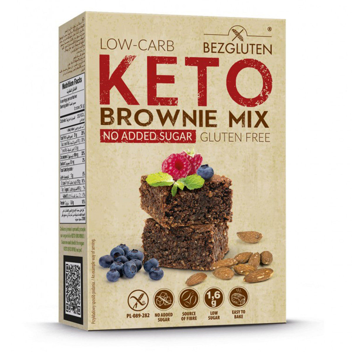 Bezgluten keto brownie mix 150 gram