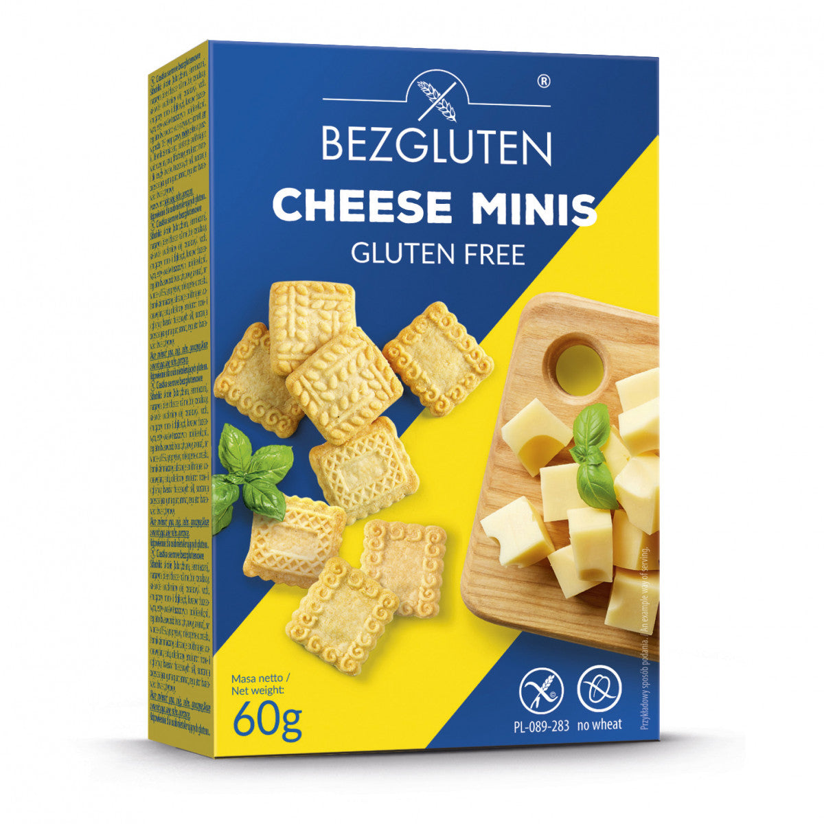 Bezgluten cheese minis 60 gram