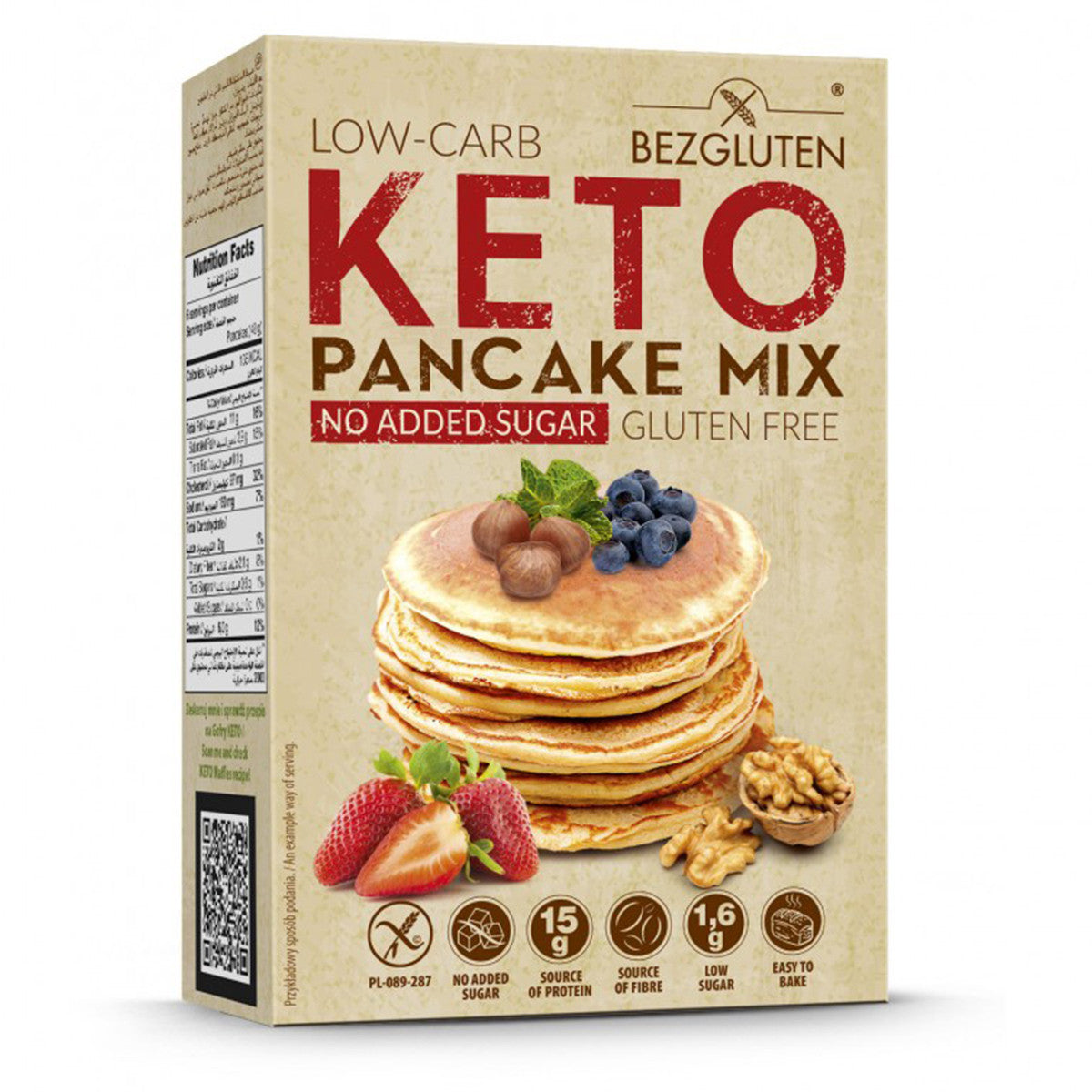 Bezgluten keto pancake mix 150 gram
