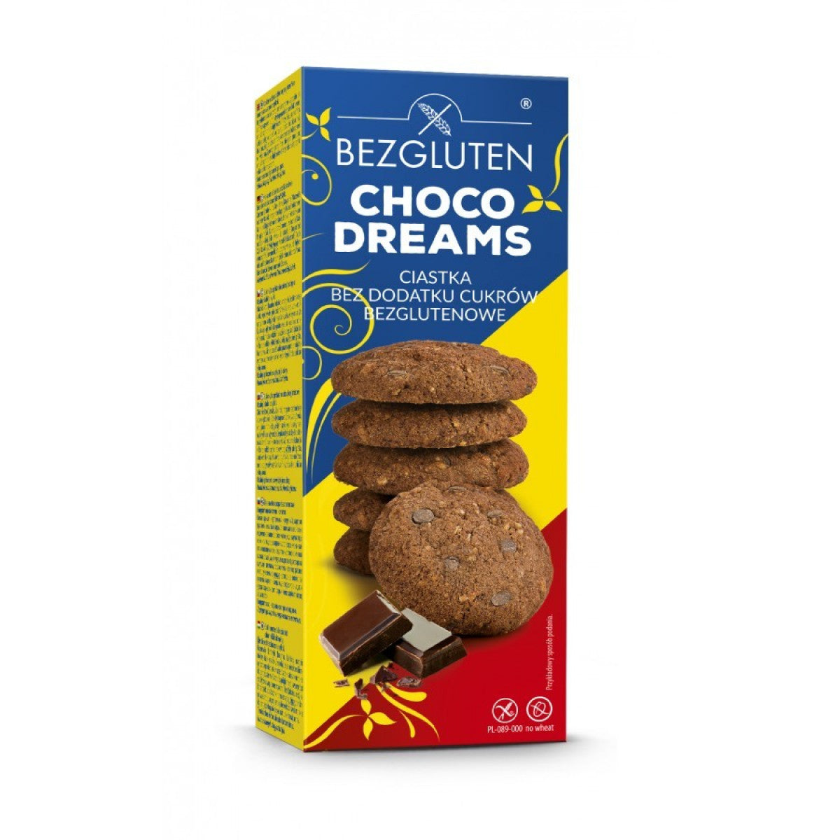 Bezgluten chocolade koekjes 110 gram