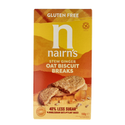 Nairns Biscuit breaks ginger 160 gram (afbeelding 2)