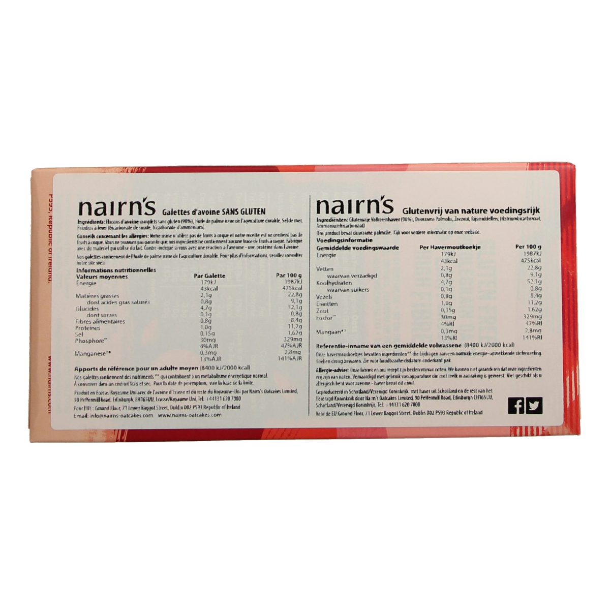 Nairns Oatcakes 213 gram
