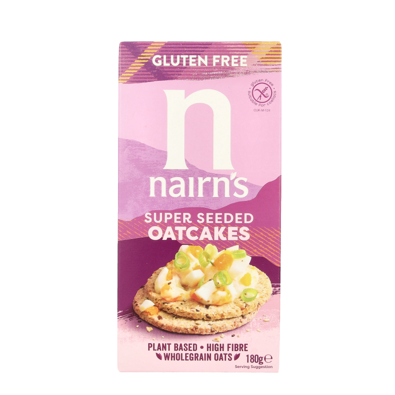 Nairns Oatcakes super seeded 180 gram (afbeelding 2)