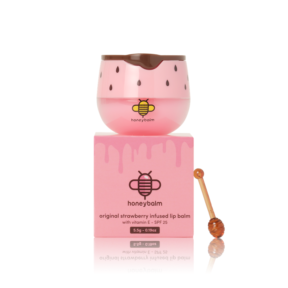Honeybalm Strawberry Lipbalm Spf 25 5.5 gr