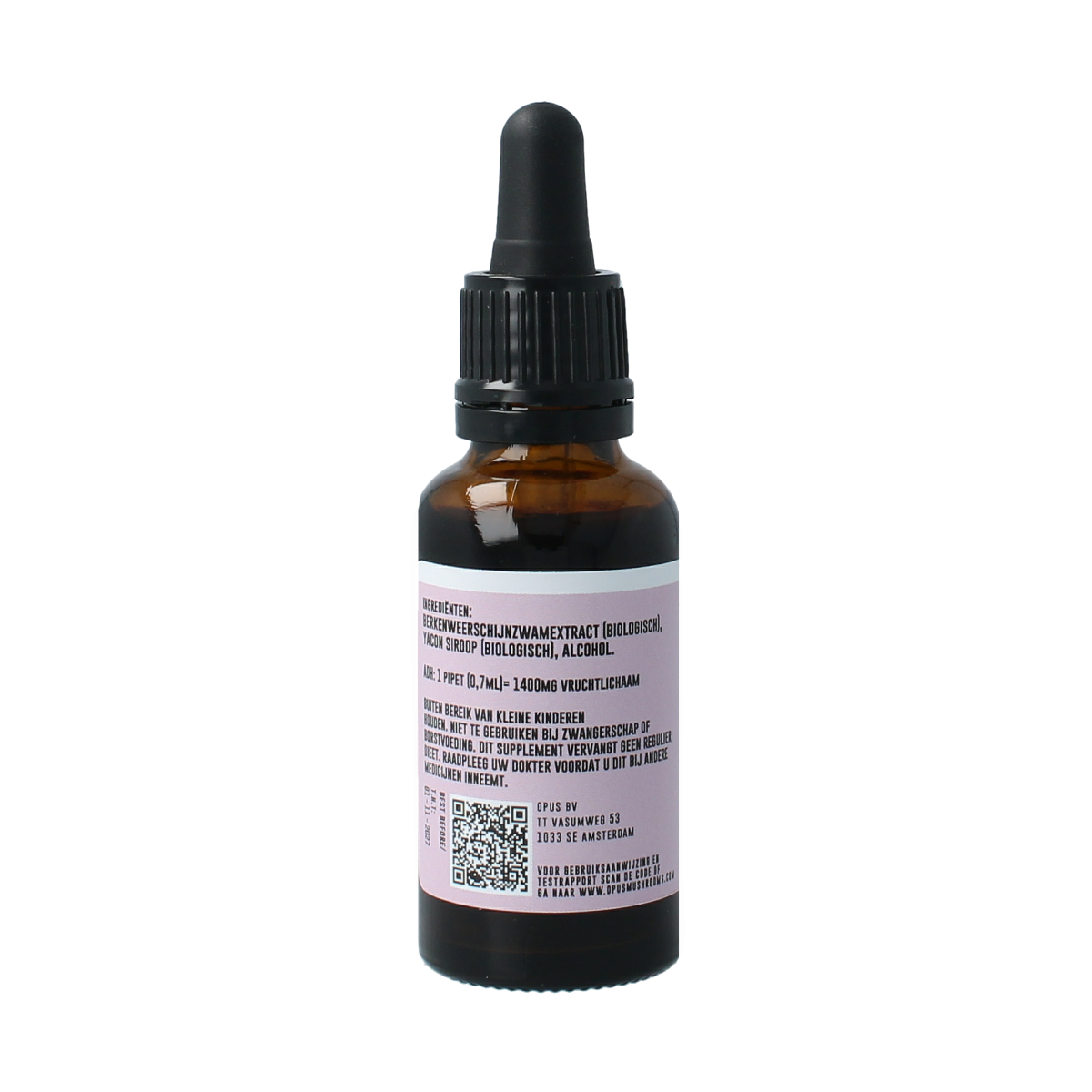 Opus Mushrooms Chaga 2:1 biologisch 30 ml