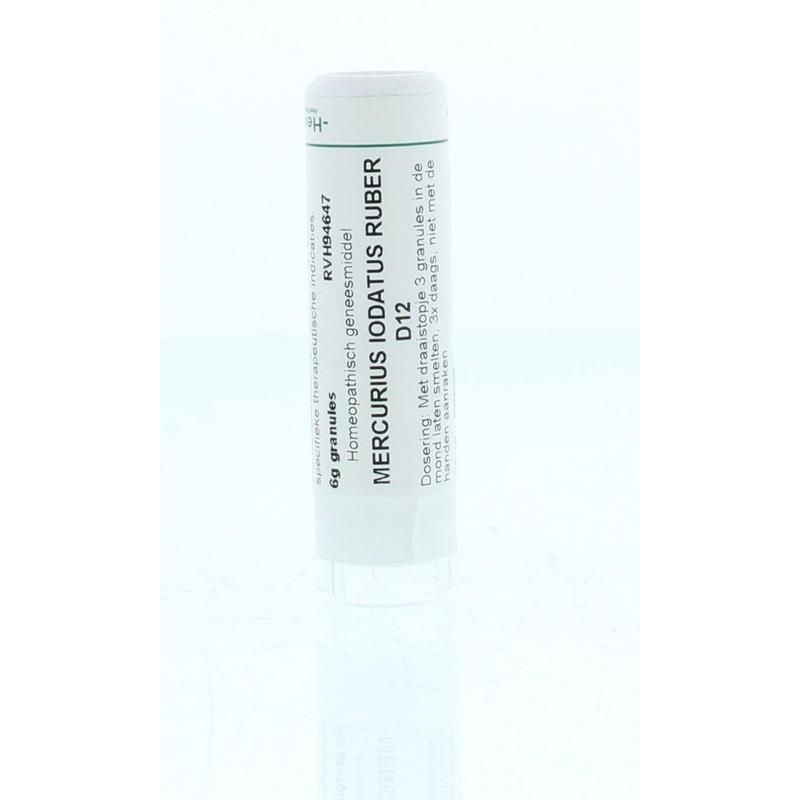 Homeoden Heel Mercurius iodatus ruber D12 6 gram granules