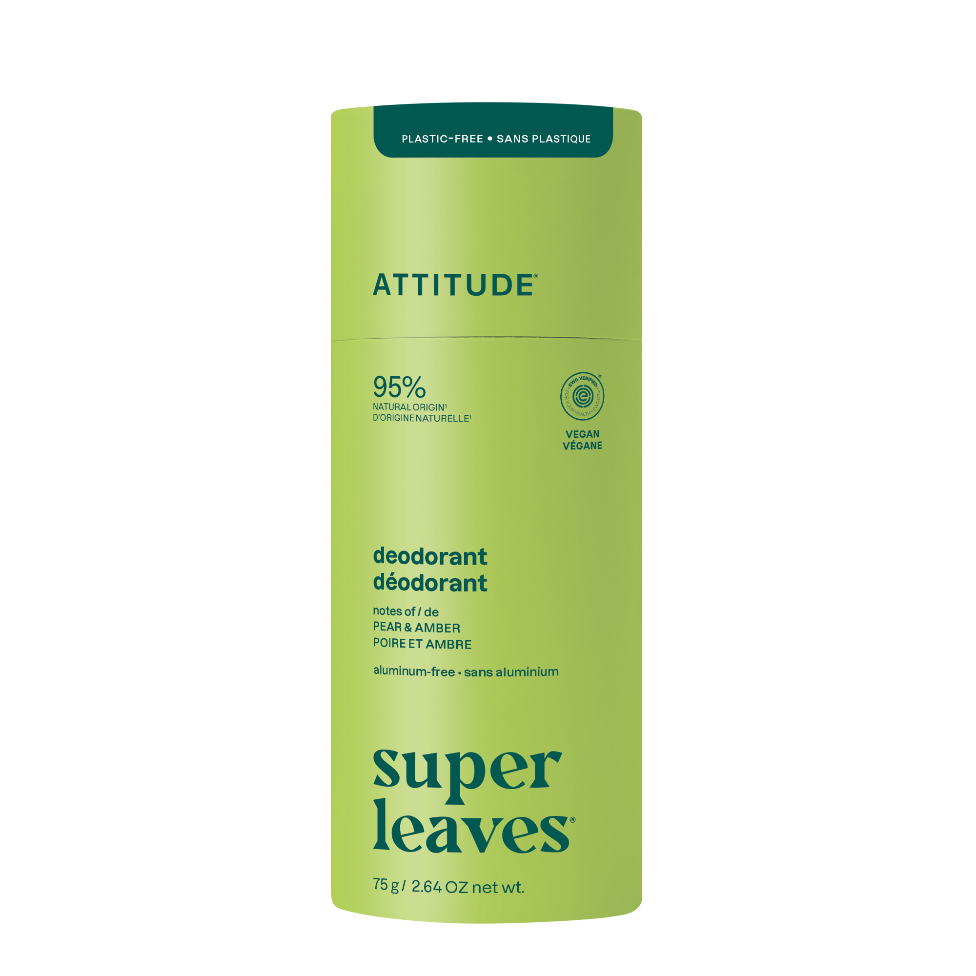 Attitude Deo super leaves pear & amber 75 gram