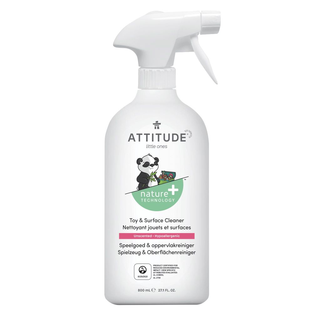 Attitude Nature+ Little Ones Speelgoed & Oppervlakreiniger 800 ml