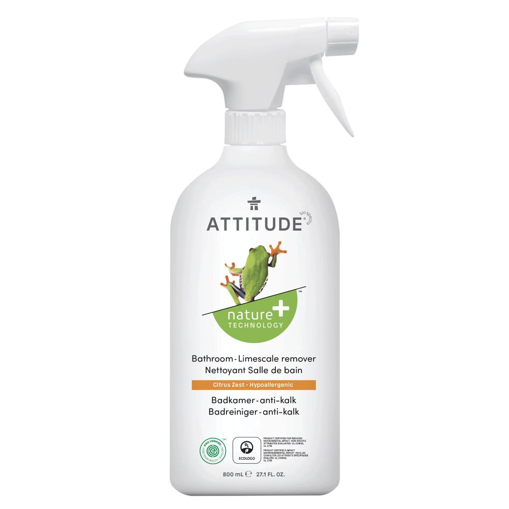 Attitude Nature+ Badkamer Anti Kalk Spray Citrus Zest 800 ml
