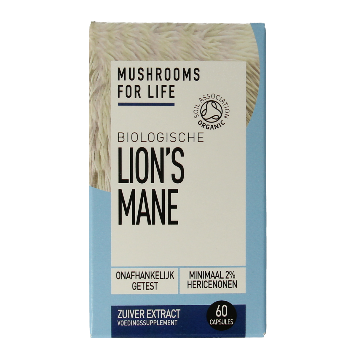 Mushrooms For Life Lion's mane biologisch 60 capsules