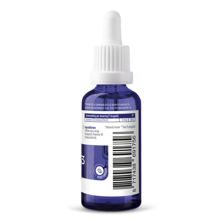 Vitakruid Vitamine D3 druppels 30 ml
