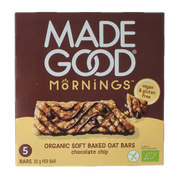 Madegood Mornings bar choco chip bio 5 stuks