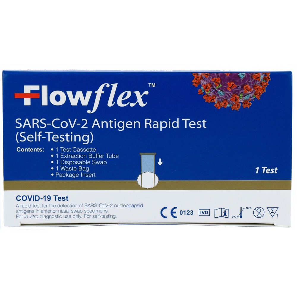 Flowflex Zelftest Covid-19 SARS-COV-2 antigeen