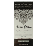 Tints Of Nature Henna cream dark brown semi permanent 70 ml