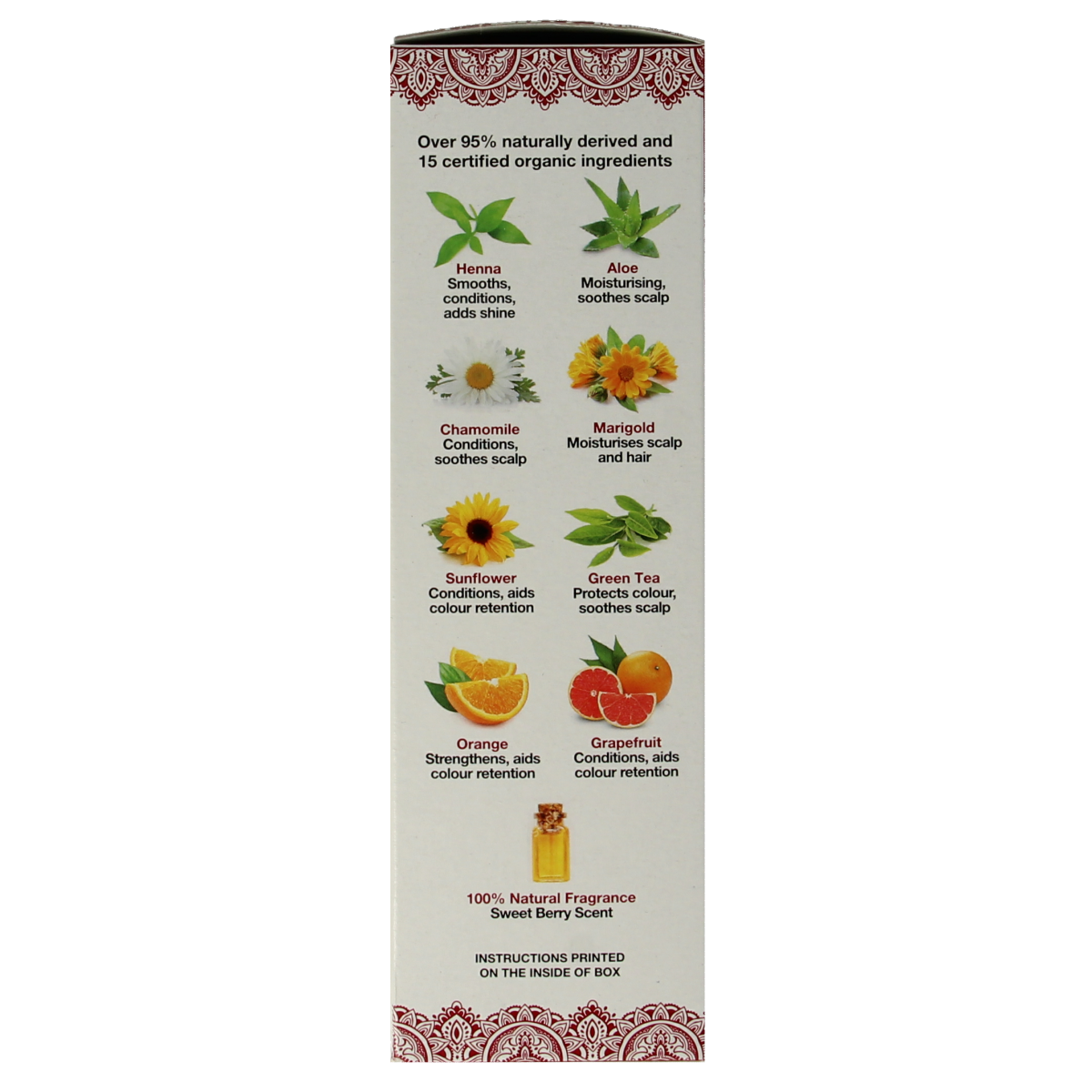 Tints Of Nature Henna cream red semi permanent 70 ml