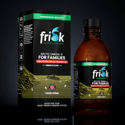 Frisk Omega 3 gezin citroen – visolie met DHA & D3 200 ml