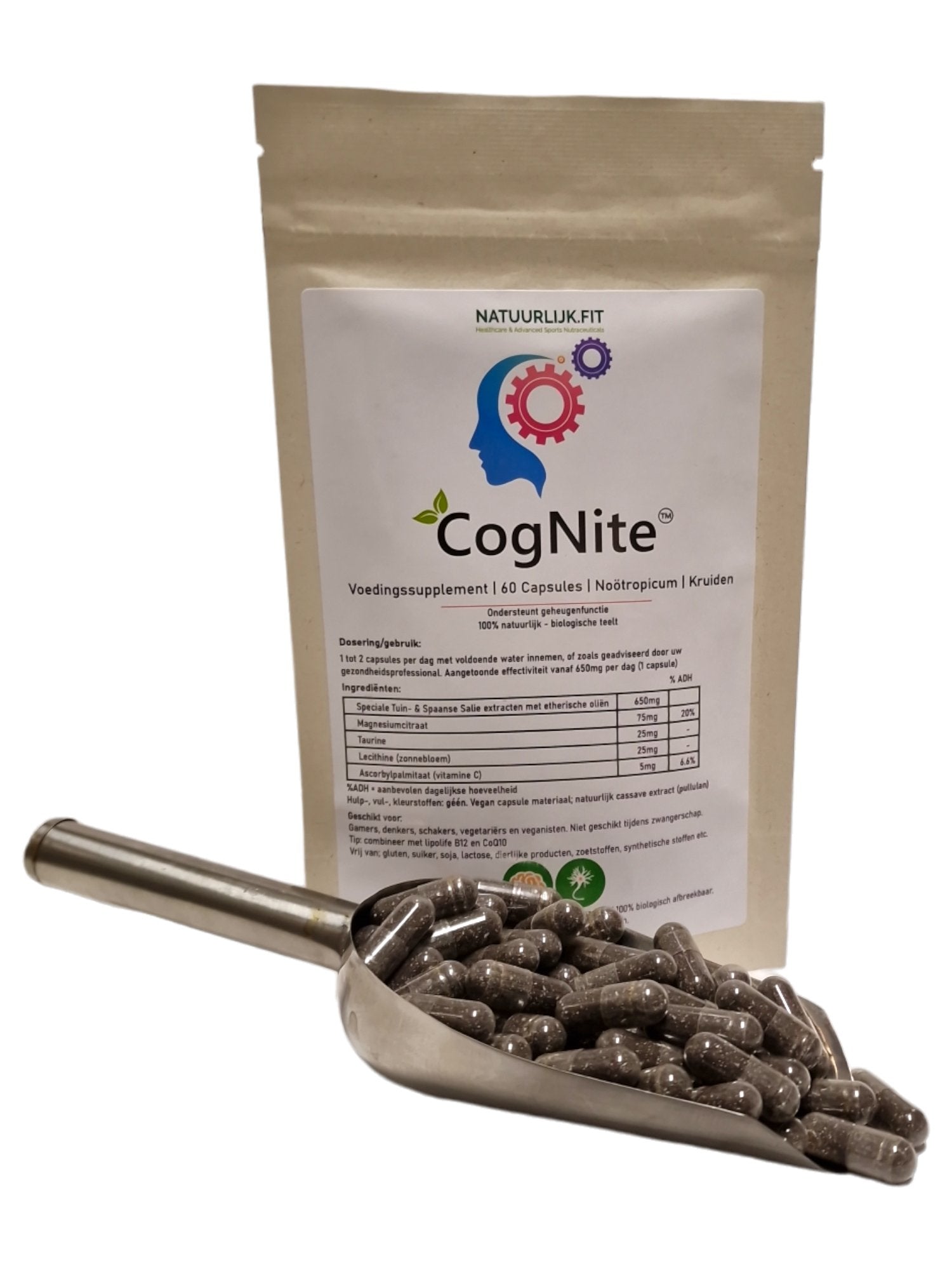 Natuurlijk.fit Cognite salie extract 60 vcaps