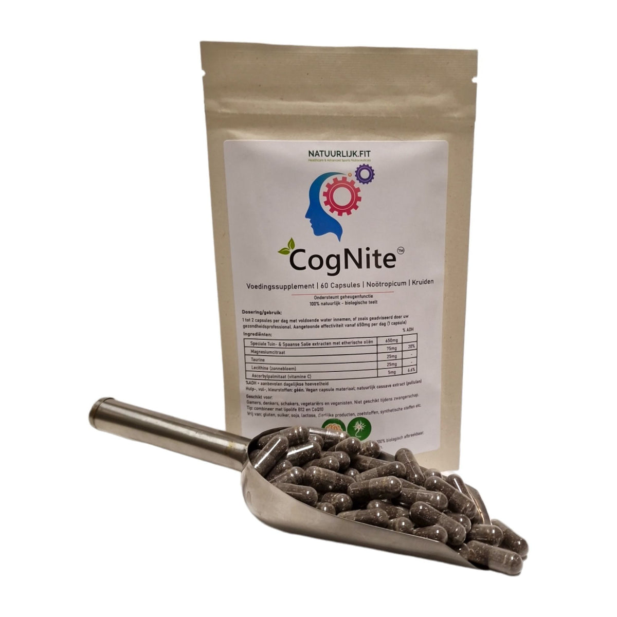 Natuurlijk.fit Cognite salie extract 60 vcaps