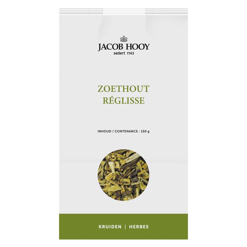 Jacob Hooy Zoethout gesneden geschild 150 gram