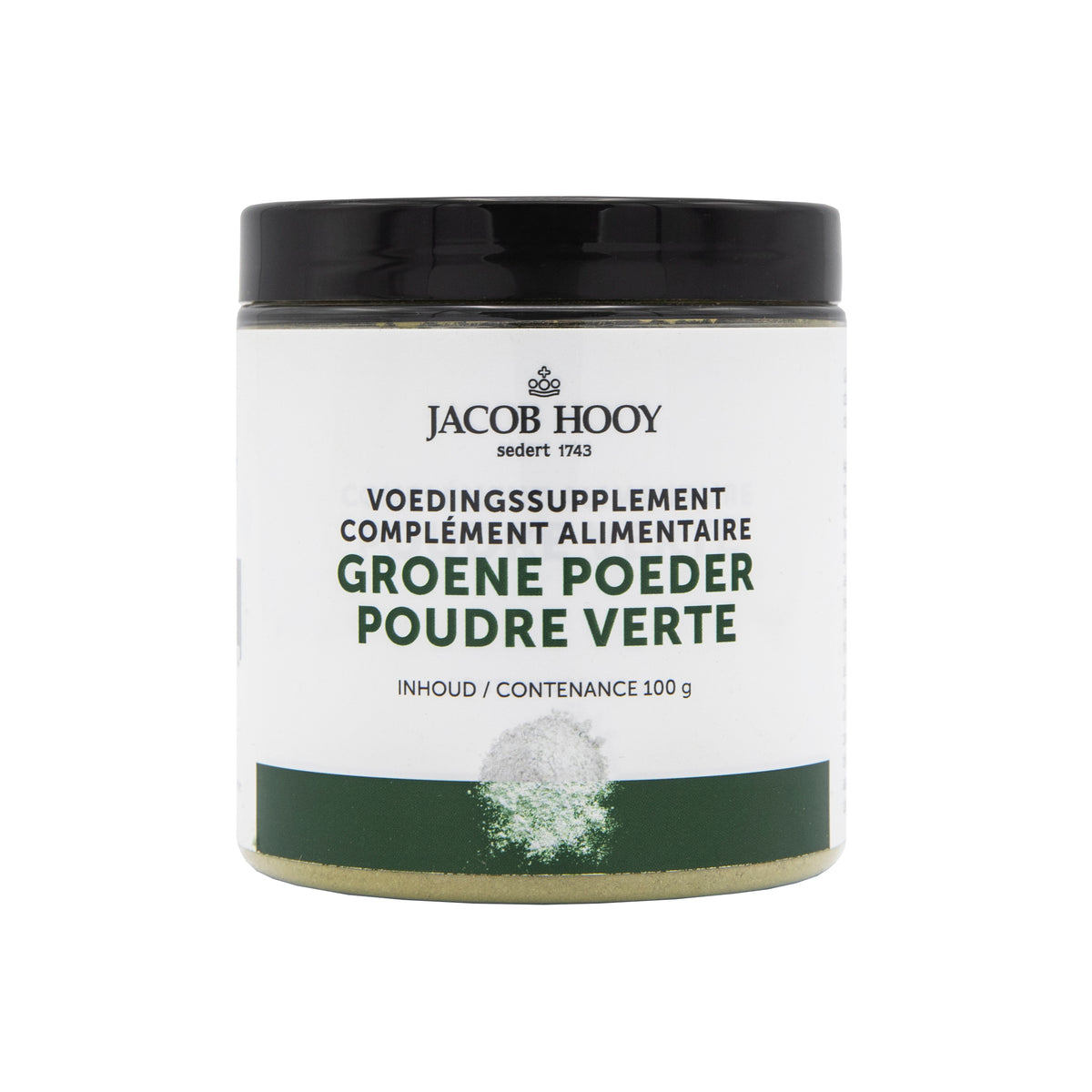 Jacob Hooy Groene poeder pot 100 gram