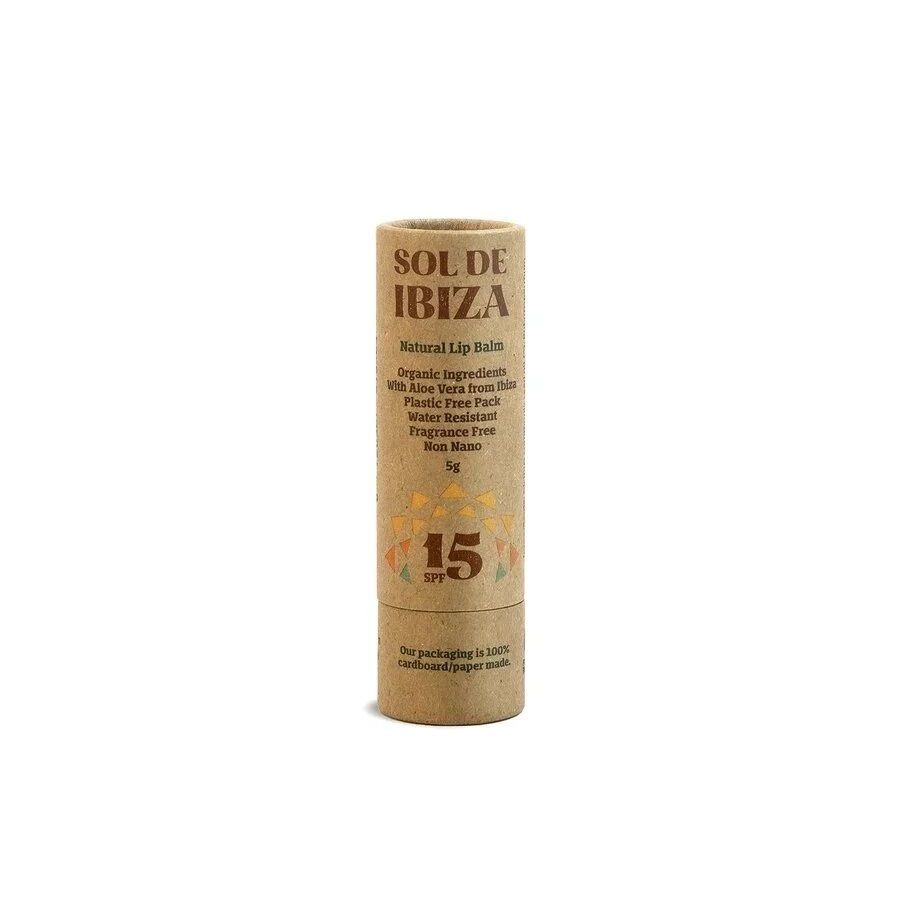 Sol de Ibiza Lippenbalsem vegan SPF15 5 gram