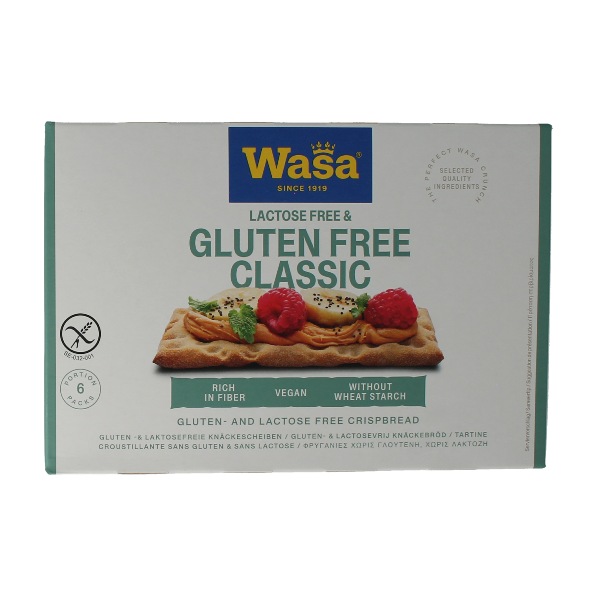 Wasa Zweeds knackebrood 6 x 40 gram
