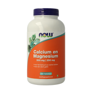 NOW Calcium 500 mg magnesium 250 mg 250 tabletten
