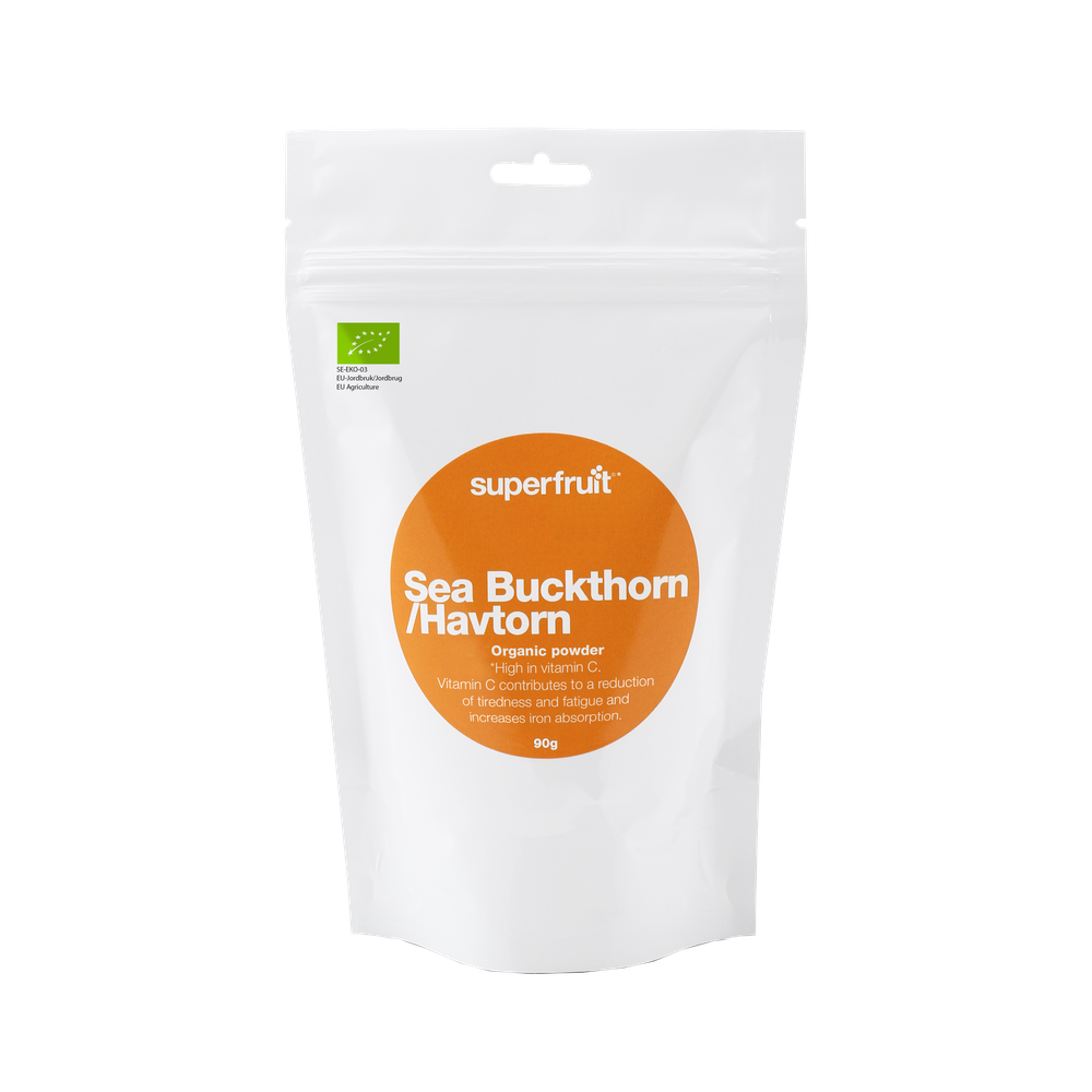Superfruit Duindoorn/Havedoorn Poeder Biologisch 90 gr