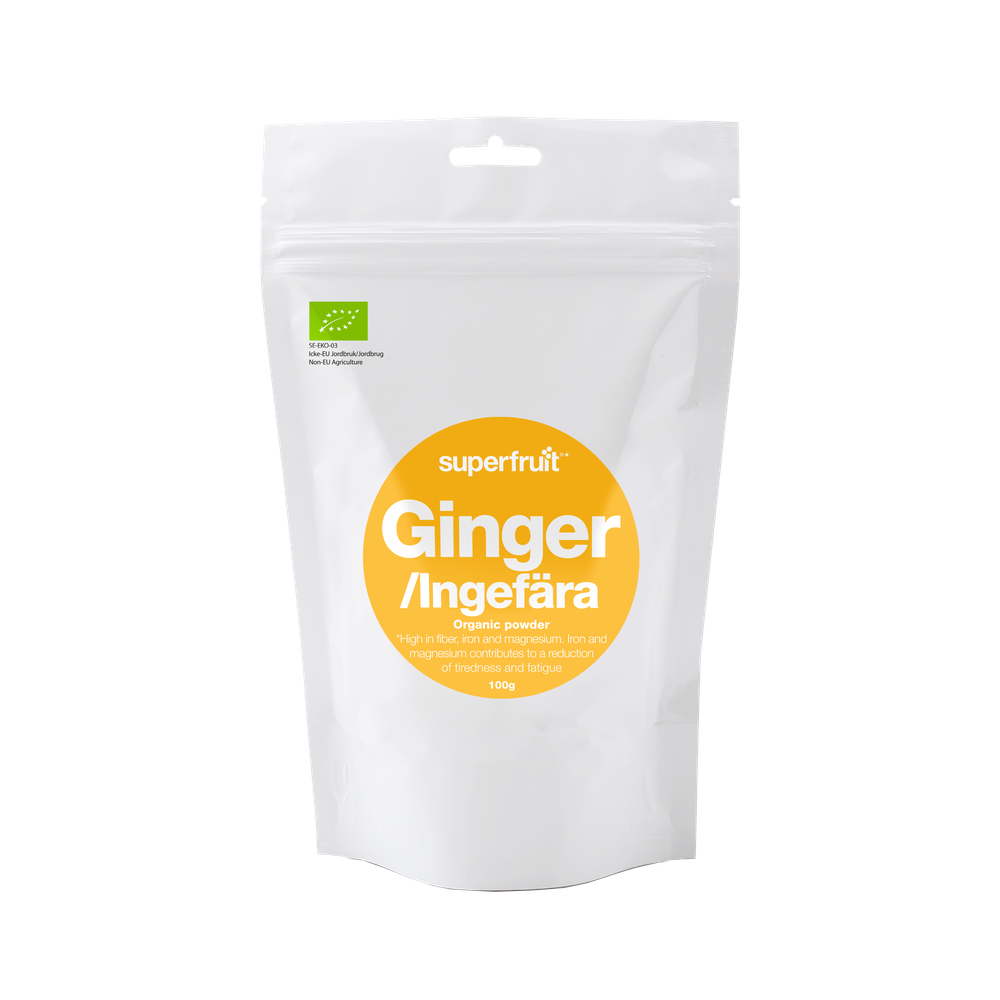 Superfruit Gember/Ingefära Poeder Biologisch 100 gr