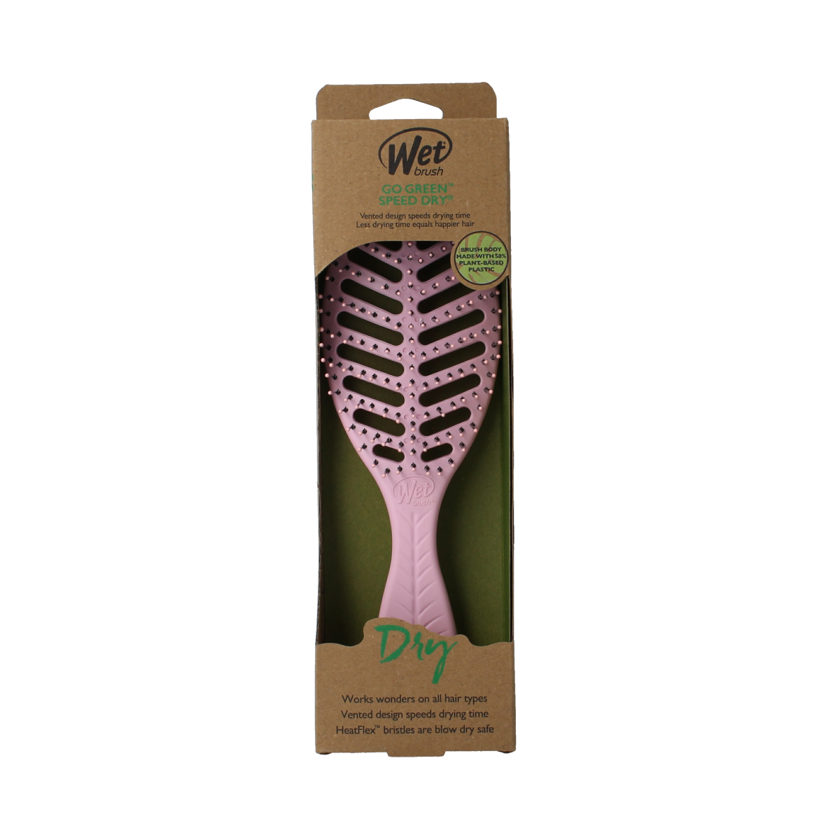 Wetbrush Go green speed dry Pink