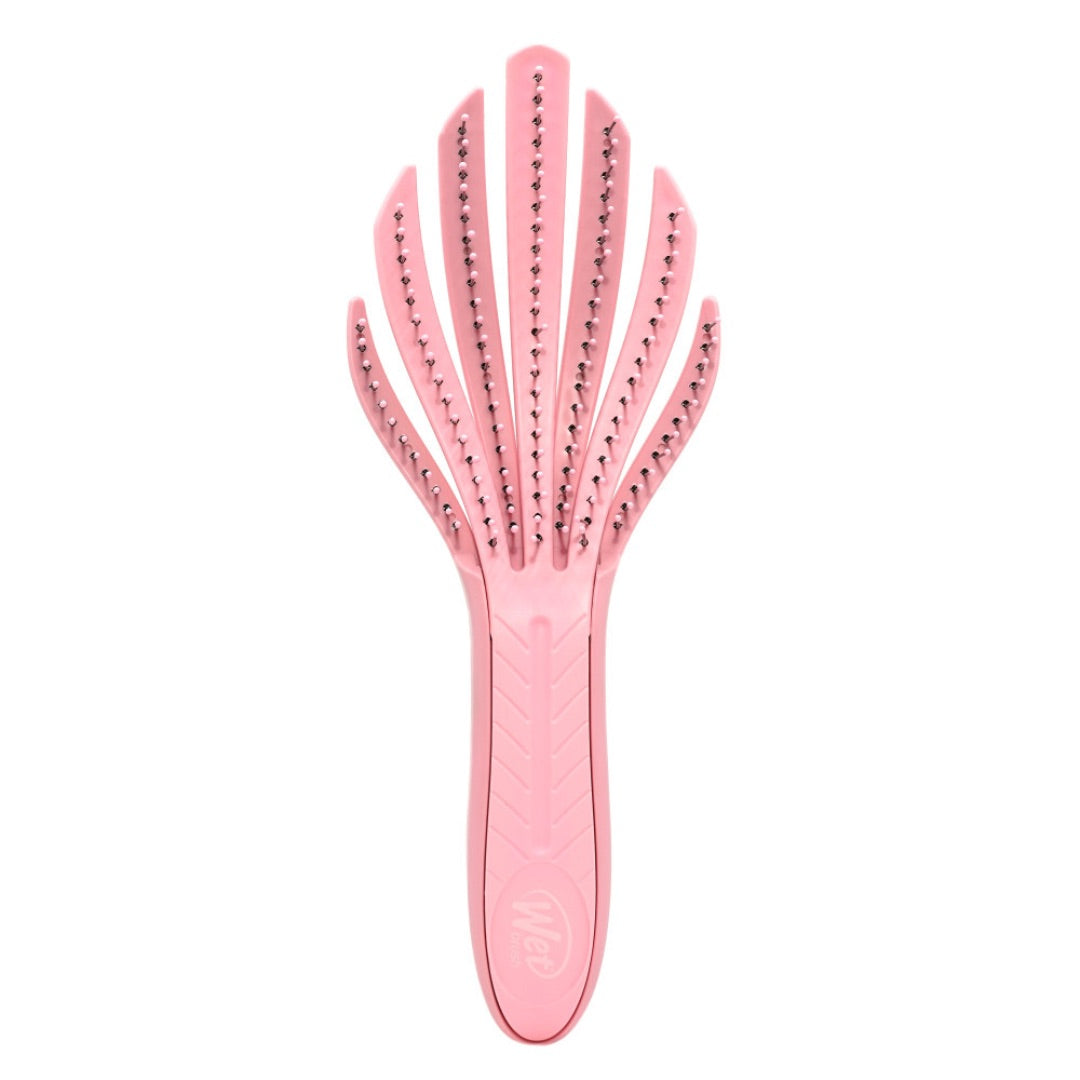 Wetbrush Go green curl detangler pink