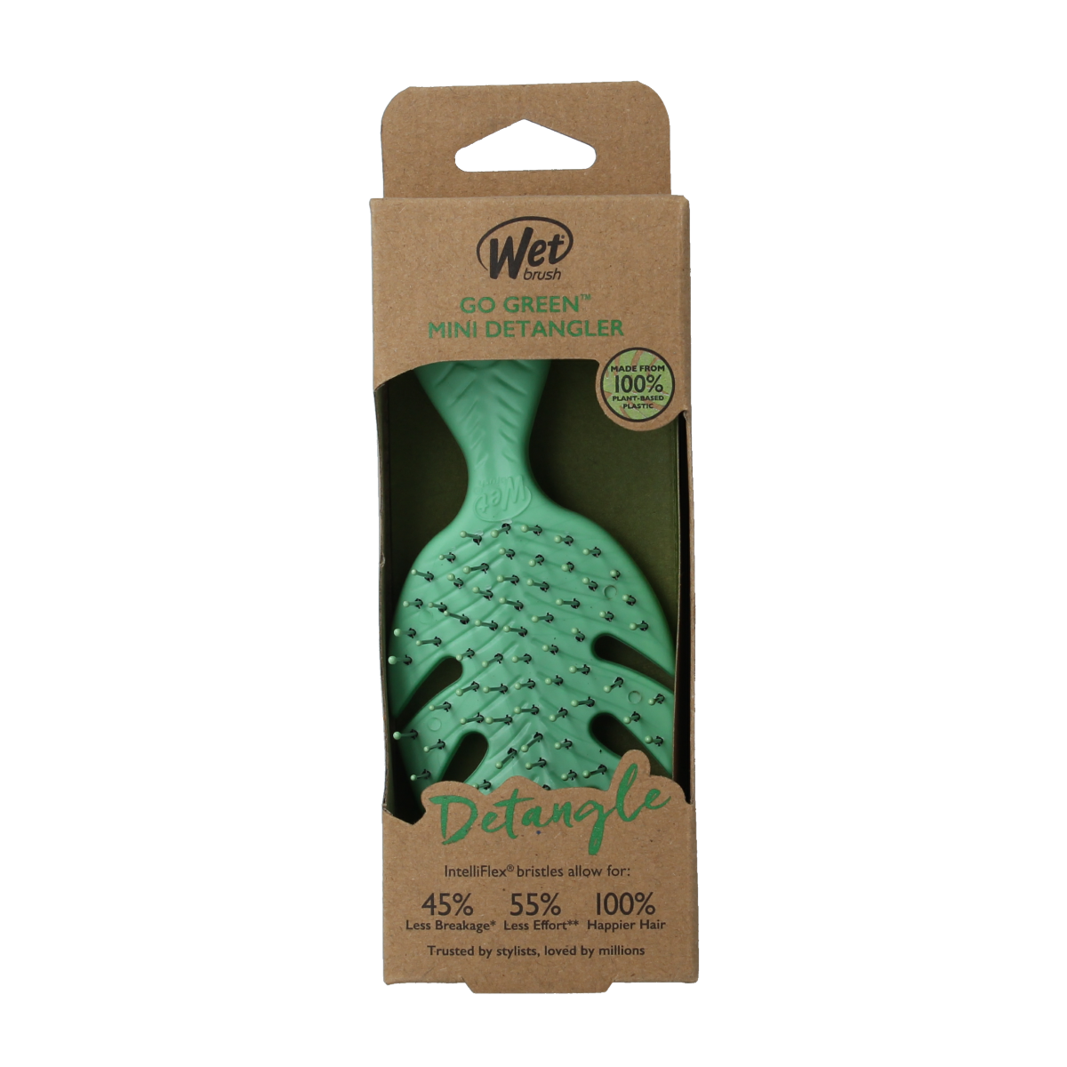 Wetbrush Go green detangler green mini