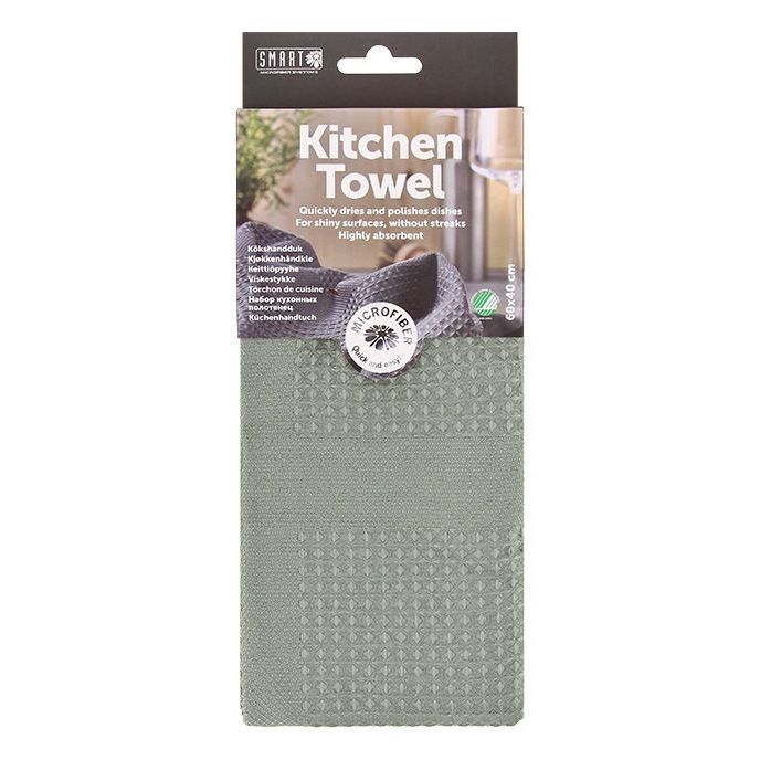 Smart Microfiber System Microvezeldoekjes Groen 1 st