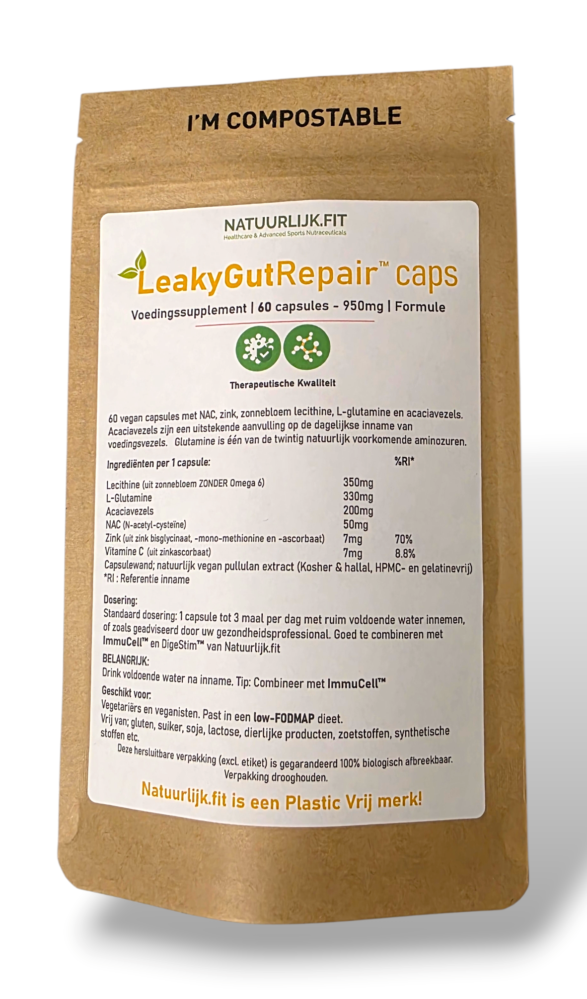 Natuurlijk.fit Leaky gut repair 60 vcaps