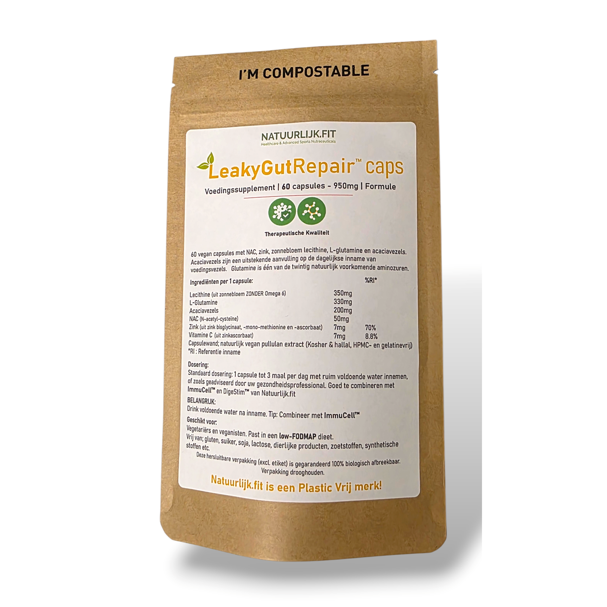 Natuurlijk.fit Leaky gut repair 60 vcaps