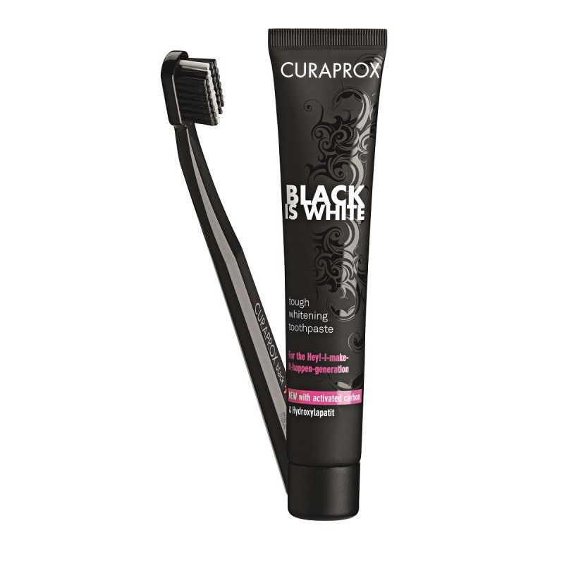 Curaprox Tandpasta & Tandenborstel Black is White 90 ml