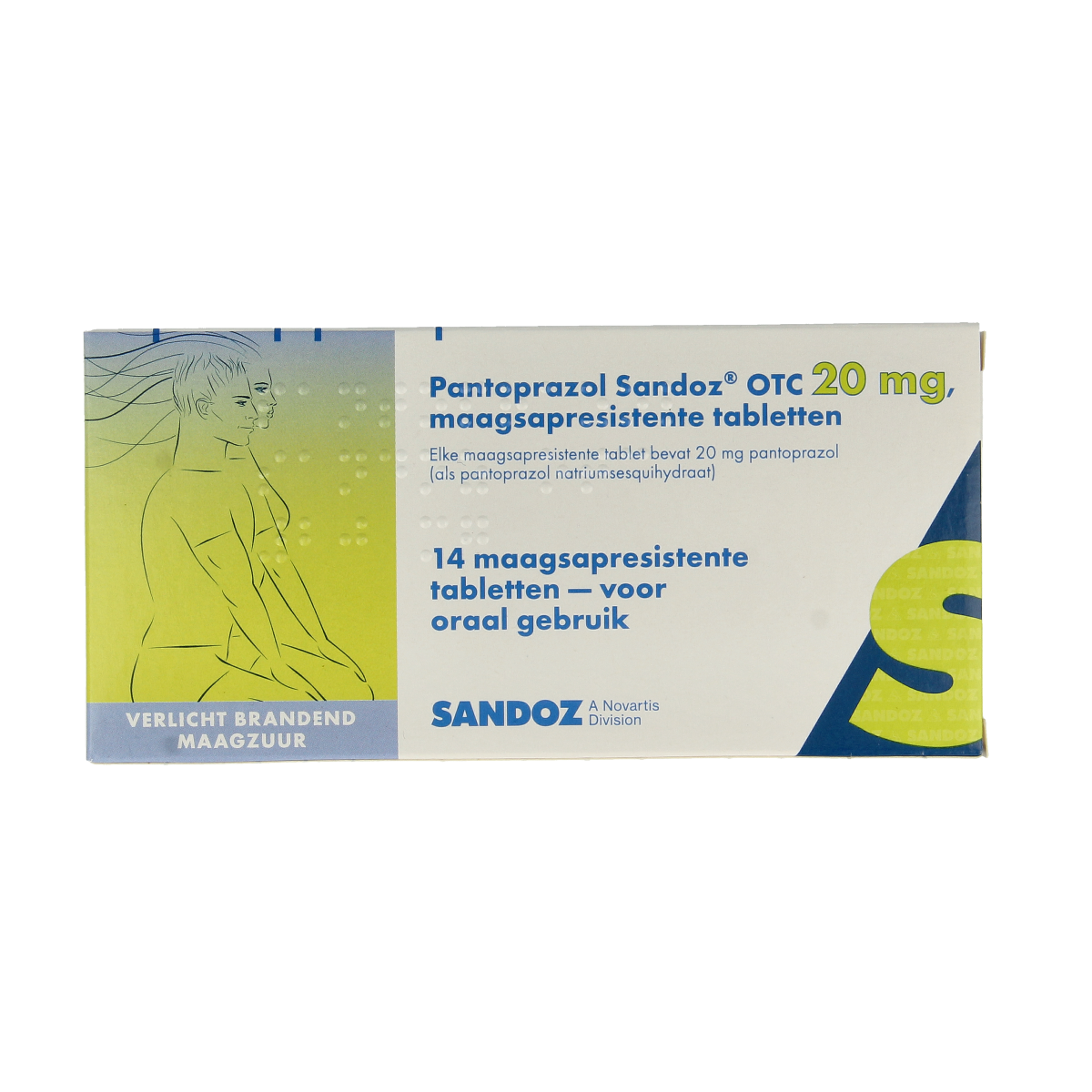 Sandoz Pantoprazol 20 mg 14 tabletten