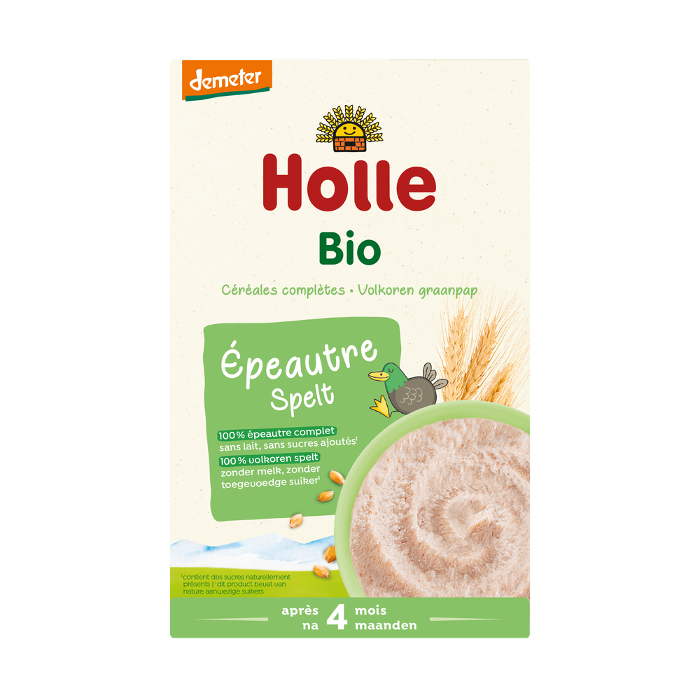 Holle Bio Volkoren graanpap spelt 250 gr