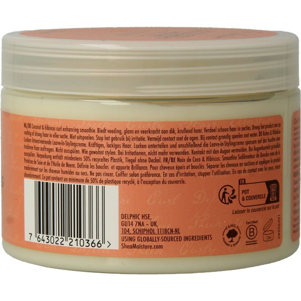 Shea Moisture Curl enhancing smoothie coconut & hibiscus 326 ml