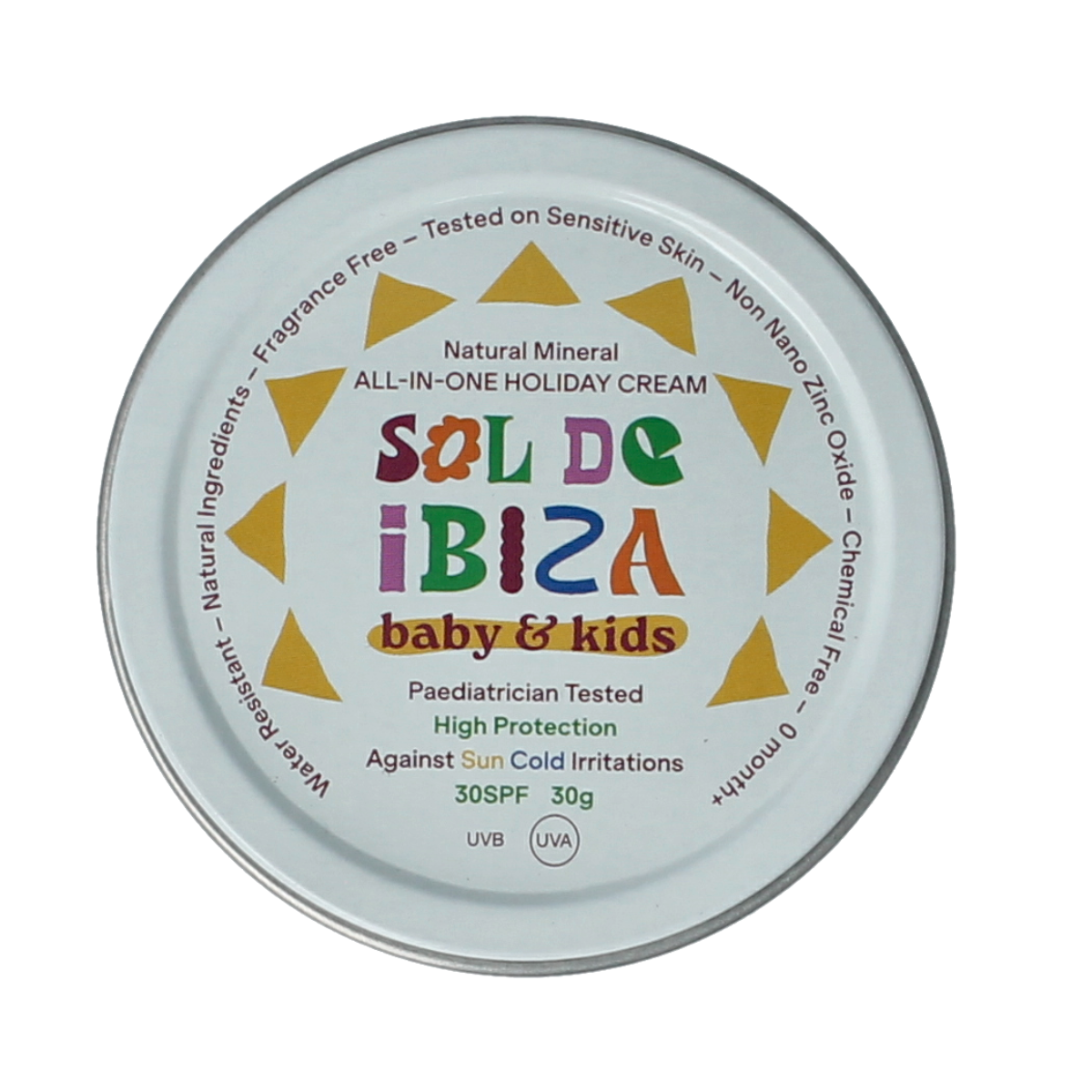 Sol De Ibiza Baby & Kids Alles-in-een Beschermende Creme Spf 30 Mini 30 gram