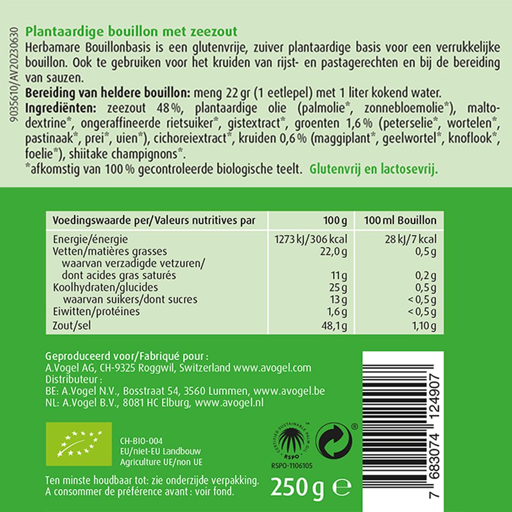 A.Vogel Herbamare Bouillonbasis 250 gram