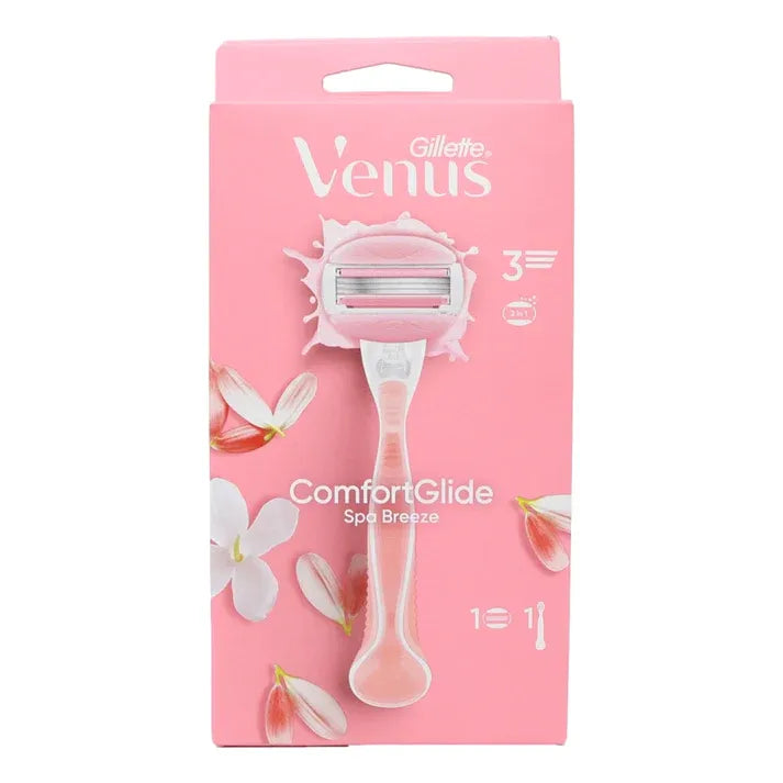 Gillette Venus Scheerapparaat Comfortglide Spa Breeze + 1 mesje 1 st