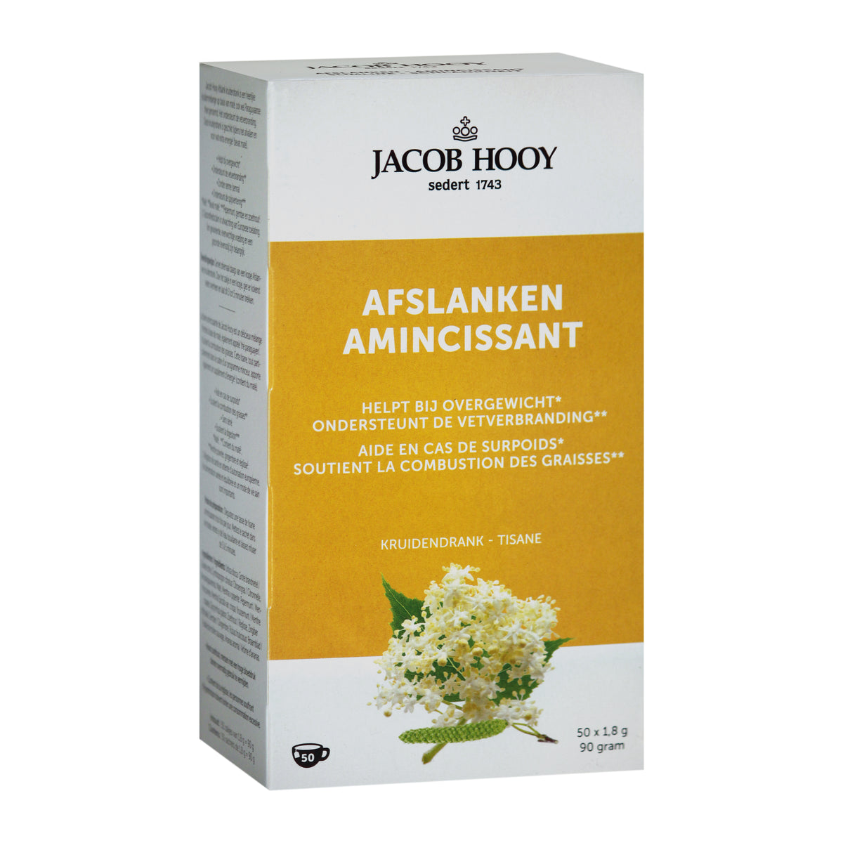 Jacob Hooy Ideaal gewicht afslank kruidendrank thee 50 zakjes