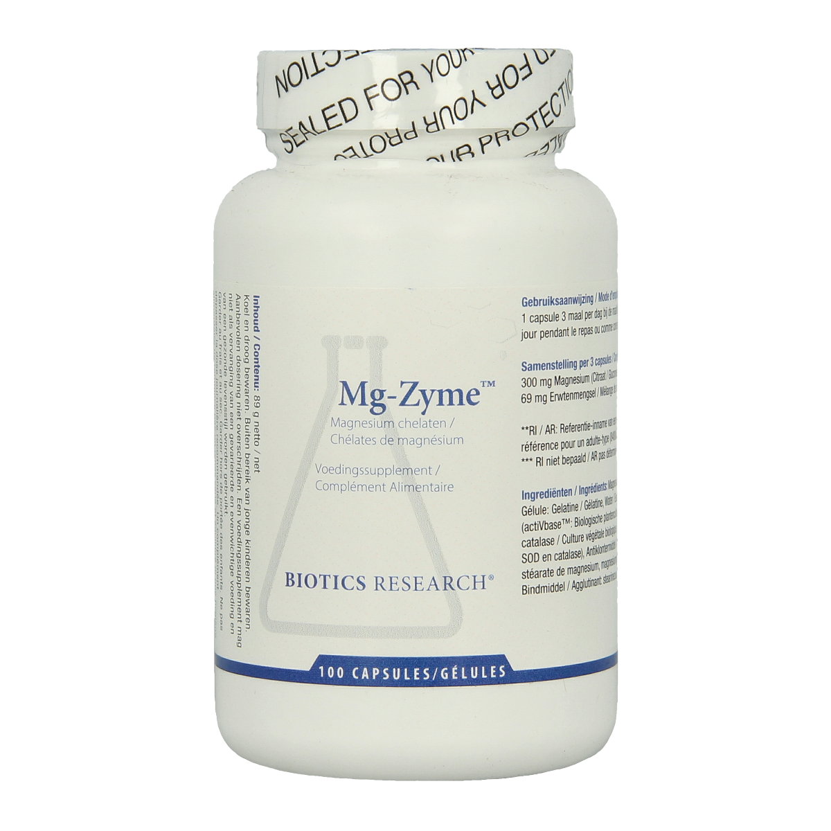 Biotics Mg-Zyme 100 mg 100 capsules