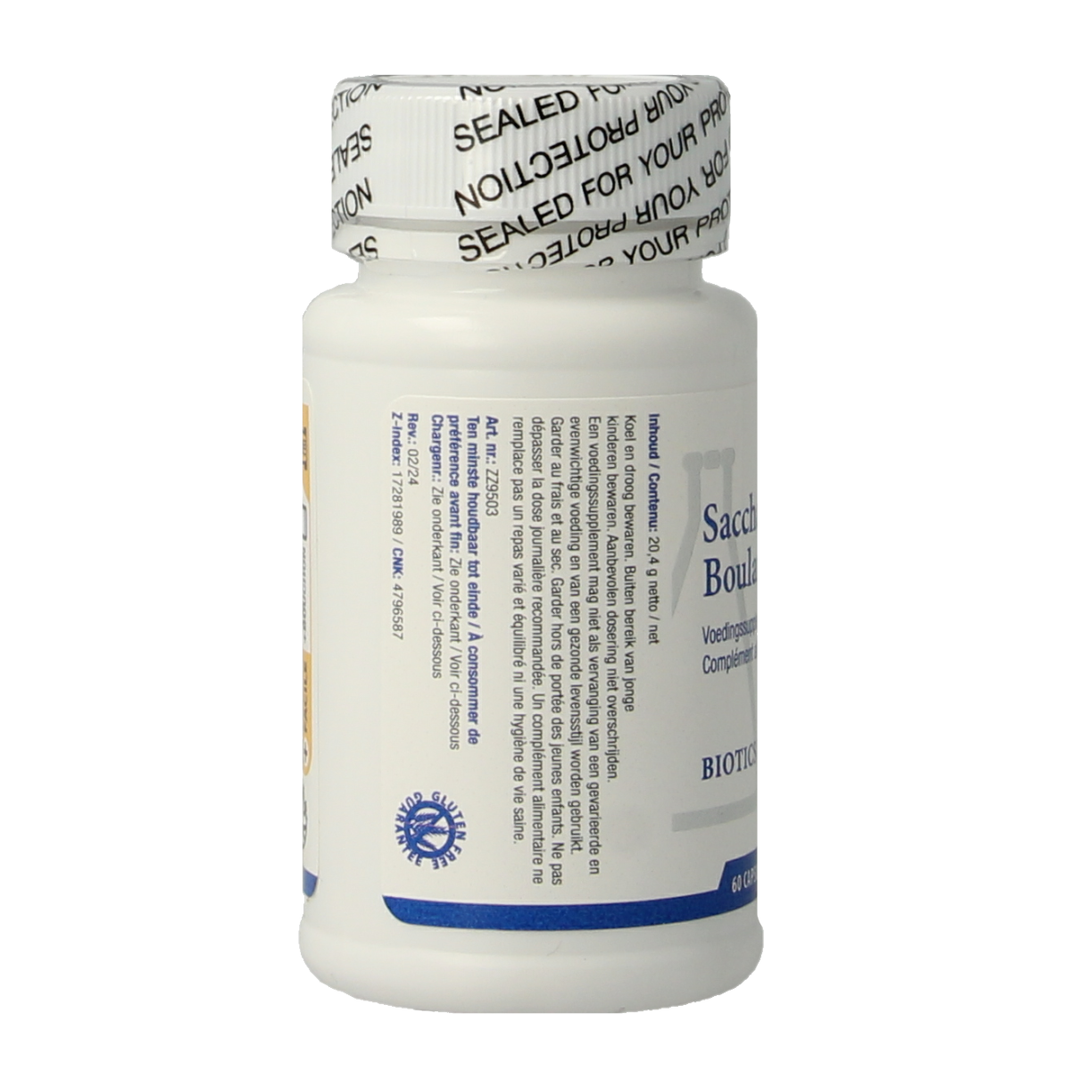 Biotics Saccharomyces Boulardii 60 capsules